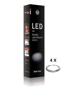 Disc White Kit 4x6 LED (2W)