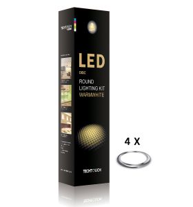 Disc Warm White Kit 4x6 LED (2W)