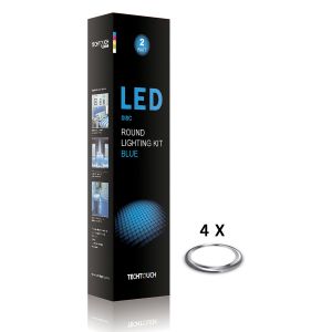Disc Blue Kit 4x6 LED (2W)