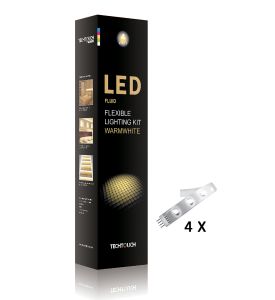 Fluid Warm White Kit 4x12 LED Flexible Strip (4W)