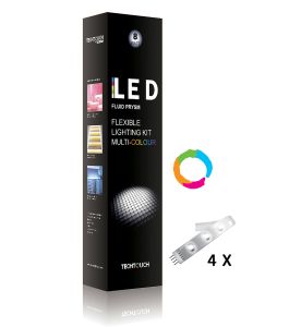 Fluid Multi-Coloured Kit 4x12 LED Flexible Strip (8W)