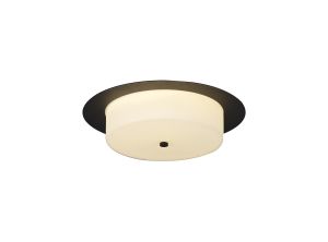 Giona Ceiling, 18W LED, 3000K, 1080lm, IP44, Sand Black, 3yrs Warranty