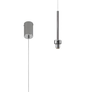 Giuseppe 6cm Polished Chrome 1 Light G9 Universal 2m Drop Single Pendant (FRAME ONLY), For A Vast Range Of Glass Shades