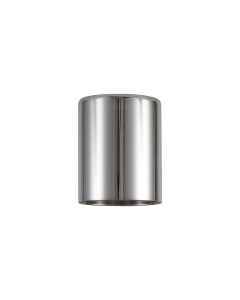 Giuseppe 12x15cm Medium Cylinder (A) Chrome Glass Shade