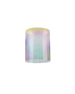 Giuseppe 12x15cm Medium Cylinder (A) 7 Colour Iridescent Glass Shade