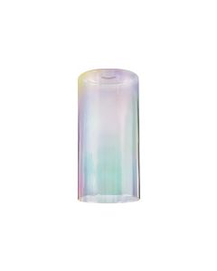 Giuseppe 10x20cm Tall Cylinder (A), 7 Colour Iridescent Glass Shade