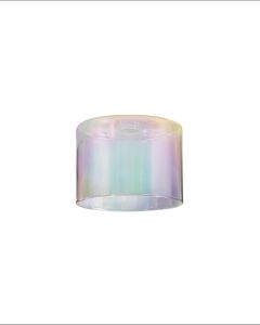 Giuseppe 15x11cm Short Cylinder (A) 7 Colour Iridescent Glass Shade
