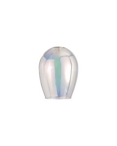 Giuseppe 12x16cm Wine Glass (D) Iridescent With Inner Frosted Glass Shade