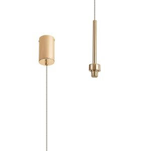 Giuseppe 6cm French Gold 1 Light G9 Universal 2m Single Pendant (FRAME ONLY), For A Vast Range Of Glass Shades