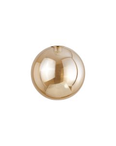 Giuseppe 150mm Round (J) Amber Plated Globe Glass Shade