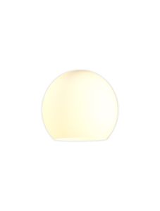Giuseppe 14x12cm Open Mouth (F) Round Opal Globe Glass Shade