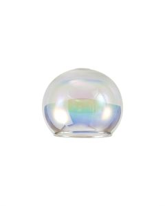 Giuseppe 14x12cm Open Mouth (F) Round Iridescent Globe Glass Shade