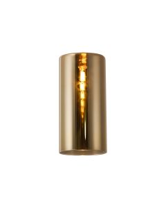Giuseppe 10x20cm Tall Cylinder (A) Gold Glass Shade
