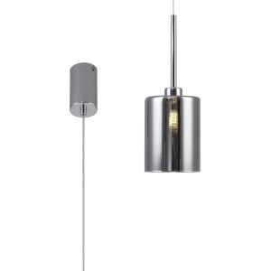 Giuseppe 12cm Single Pendant 2m, 1 x G9, Polished Chrome/Chrome Type B Shade