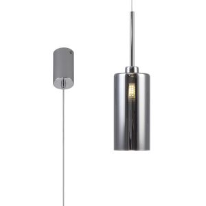 Giuseppe 10cm Single Pendant 2m, 1 x G9, Polished Chrome/Chrome Type A Shade