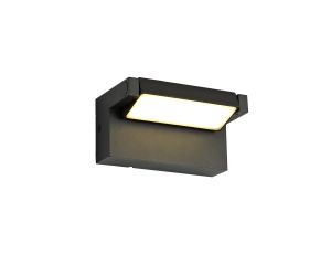 Goodfellas Wall Lamp Adjustable, 1 x 10W LED, 3000K, 720lm, IP54, Graphite Black, 3yrs Warranty