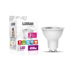 HE Duramax LED GU10 Dimmable 6W 6400K White SCOB 36° 350lm