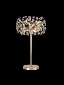 Hiphonic Table Lamp 6 Light G9 French Gold/Crystal