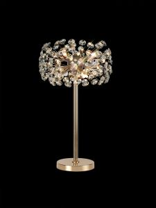Hiphonic Crystal Table Lamp 6 Light G9 French Gold