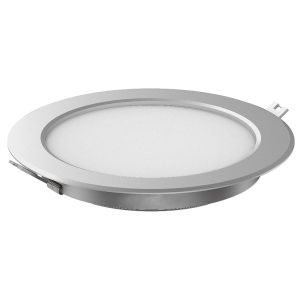 Intego Round Classic 6 Inch 12W Warm White 850lm (Aluminium Finish), Cut Out: 165mm, 3yrs Warranty