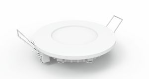 Intego Recessed Ecovision, 90mm, Round, 3W LED, Cool White, 4000K, 240lm, 120°, White Frame, Inc. Driver, Cut Out: 70mm, 2yrs Warranty