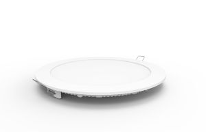 Intego Recessed Ecovision, 225mm, Round, 18W LED, Cool White, 4000K, 1500lm, 120°, White Frame, Inc. Driver, Cut Out: 205mm, 2yrs Warranty