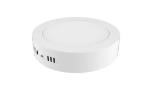 Intego Surface Mounted Ecovision, 170mm, Round, 12W LED, Cool White, 4000K, 1000lm, 120°, White Frame, Inc. Driver, 2yrs Warranty