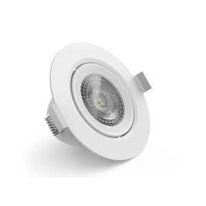 Intego Spot ß2 Supervision, 90mm, Round Adjustable, 7W, Warm White, 3000K, 560lm, 36°, Inc. Driver, Cut Out: 75mm, 3yrs Warranty