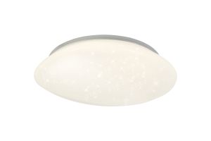 Italynetic Ceiling, 1 x 24W LED, 4000K, 1614lm, IP44, White Acrylic, 3yrs Warranty