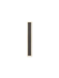 Thalia 60cm Rectangle Wall Lamp, 1 x 17W LED, 3000K, 1654lm, IP65, Dark Grey, 3yrs Warranty