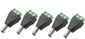 (Pack Of 5) male Dc Plug Adapter