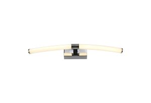 Manresa Wall Lamp Small, 2 x 4W LED, 3000K, 560lm, IP44, Polished Chrome, 3yrs Warranty