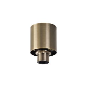 Zenth 10cm Antique Brass 1 Light E27 Ceiling (FRAME ONLY)