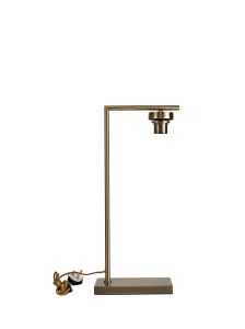 Zenth Antique Brass 1 Light E27 59cm Downward Table Lamp Without Shade,