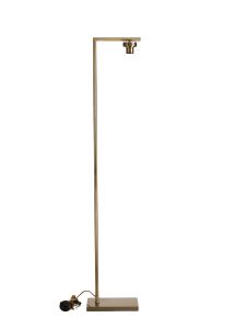 Zenth Antique Brass 1 Light E27 155cm Downward Floor Lamp (FRAME ONLY)