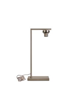 Zenth Satin Nickel 1 Light E27 59cm Downward Table Lamp Without Shade,
