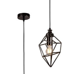 Modomano 16cm Small Pendant, 1 x E27, Black Nickel