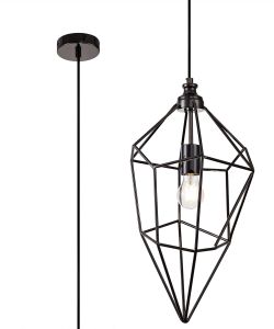 Modomano Large Pendant, 1 x E27, Black Nickel