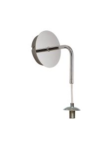 Acacia Polished Chrome 1 Light Adjustable G9 Wall Lamp (FRAME ONLY), Suitable For A Vast Selection Of Glass Shades