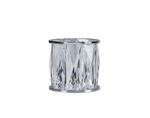 Acacia 10.8cm Non-Electric Chrome / Clear Crystal Shade (A),