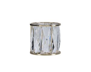 Acacia 10.8cm Non-Electric French Gold / Clear Crystal Shade (A),