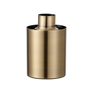 Odeyscene Table Lamp Without Shade, 1 x E27, Antique Brass/Black Braided Twisted Cable