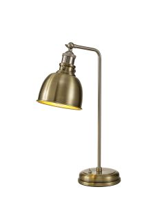 Ottoerba Adjustable Table Lamp, 1 x E27, Satin Nickel / Antique Brass / Gold
