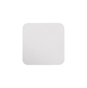 Palermo 150mm Non-Electric Square Plate (B), Sand White