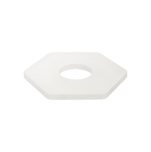 Palermo 190cm Non-Electric Hexagonal Acrylic (D), Frosted