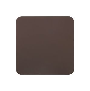 Palermo 200mm Non-Electric Square Plate (B), Coffee