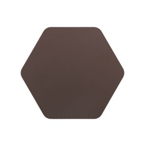 Palermo 200mm Non-Electric Hexagonal Plate (C), Coffee