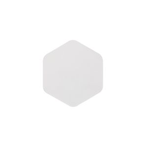 Palermo Magnetic Base Wall Lamp, 12W LED 3000K 498lm, 15cm Vertical Hexagonal, Sand White