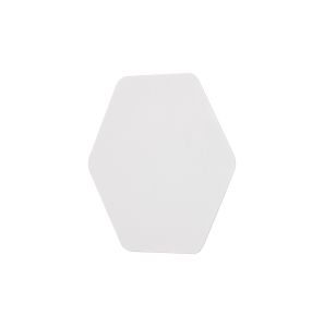Palermo Magnetic Base Wall Lamp, 12W LED 3000K 498lm, 20cm Horizontal Hexagonal, Sand White