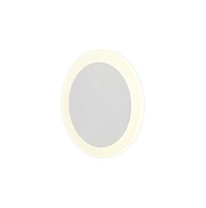 Palermo Magnetic Base Wall Lamp, 12W LED 3000K 498lm, 15/19cm Round Centre, Sand White/Acrylic Frosted Diffuser
